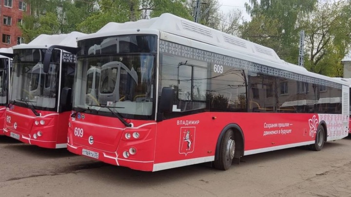 Новые владимирские автобусы выйдут на линию 30 мая