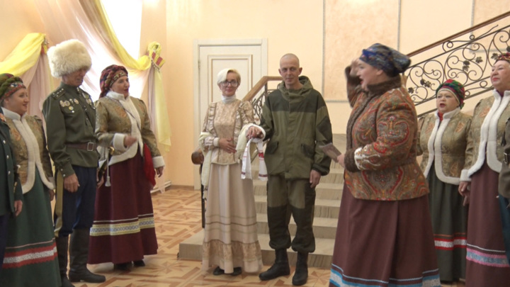 Казачью свадьбу сыграли в Благовещенске